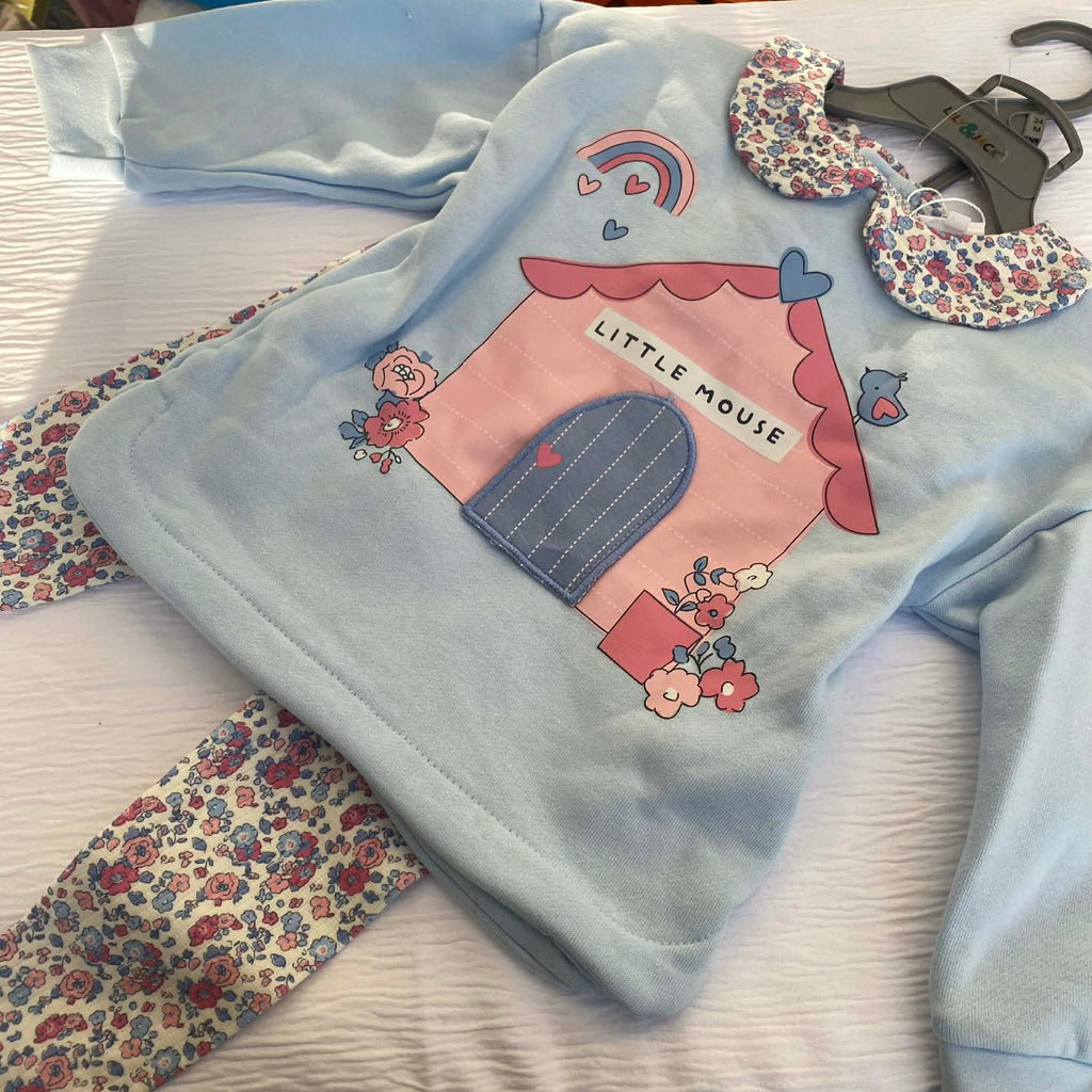 Baby Girls Interactive Sweatshirt & Legging Outfit