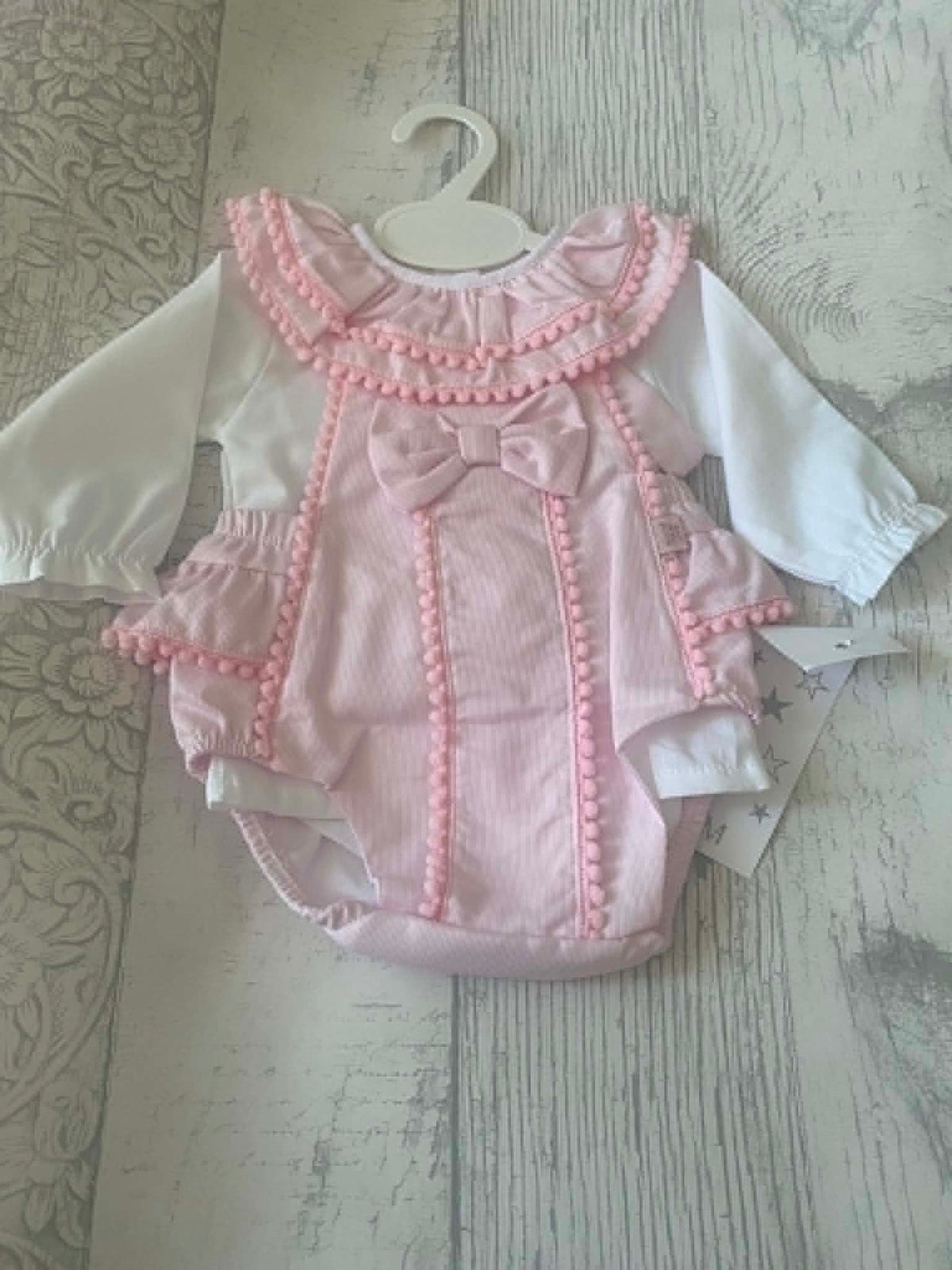 Baby Girl  2-piece Spanish Romper Set