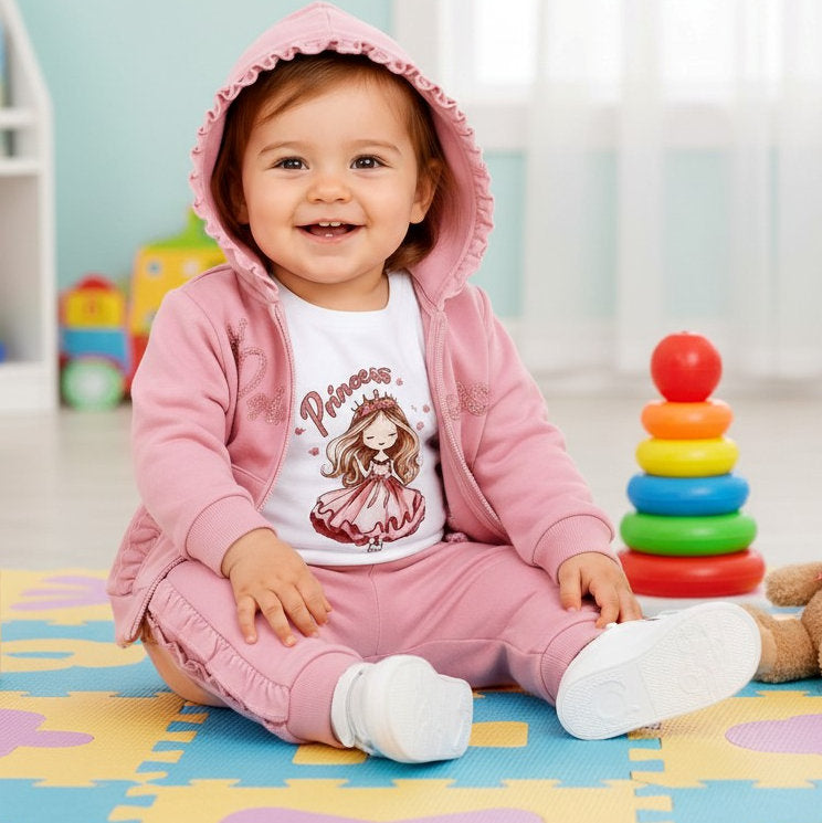 Baby Girls 3pc Princess Set